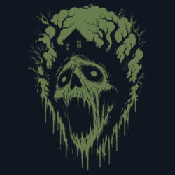 Cursed Terror Skull - Staple Tee Design