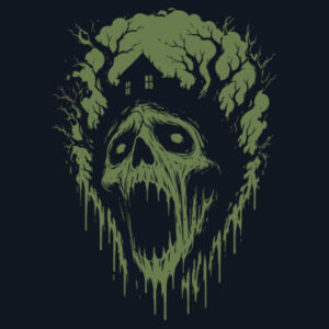 Cursed Terror Skull - Staple Tee Design