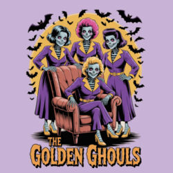 The Golden Ghouls - Boxy Cropped T-Shirt Design