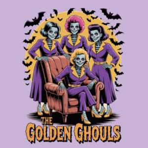 The Golden Ghouls - Boxy Cropped T-Shirt Design
