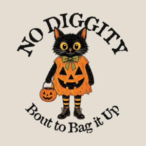 Vintage - No Diggity Bout to Bag it Up - Classic Oversized Tee Design