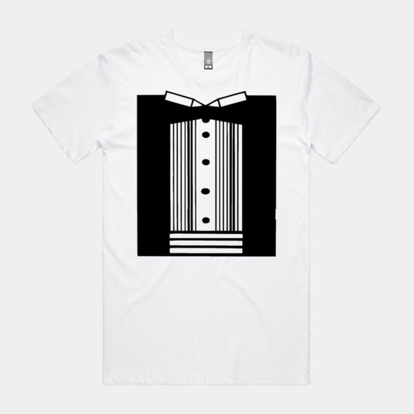 Customisable Tuxedo Gooms Bux Night Tee Thumbnail