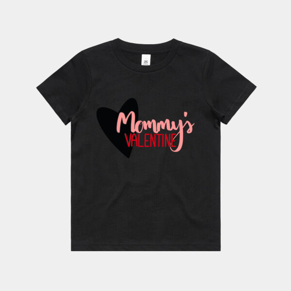 Mommys Valentine Kids Tee Thumbnail