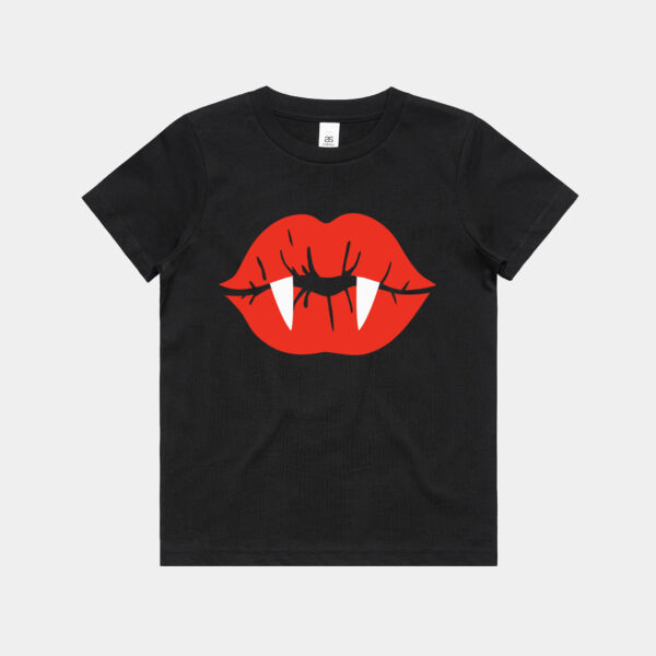Vampy Lips Halloween tee Thumbnail