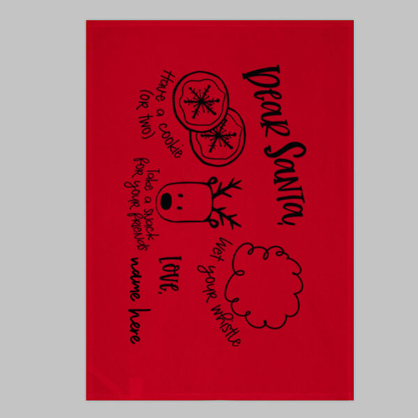 Custom Christmas Tea Towel Thumbnail