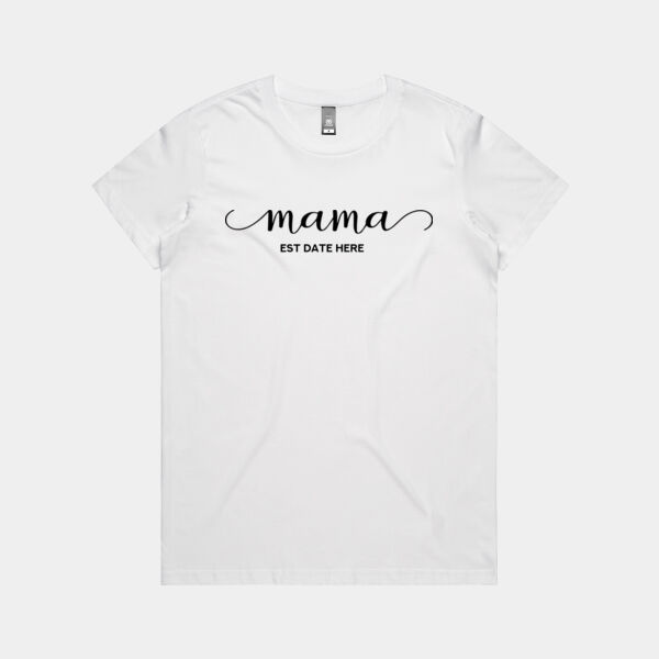 Mama EST Maple Tee Thumbnail