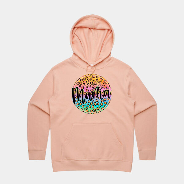 Mama Leopard print Womens Premium Hood  Thumbnail