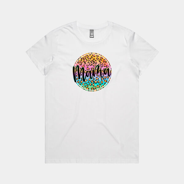 Mama Leopard print Maple Tee Thumbnail