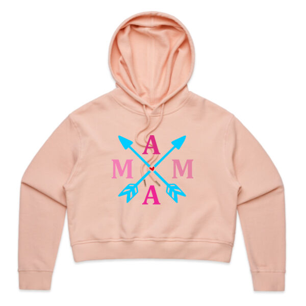 Mama Boho Design Womens Crop Hood Thumbnail