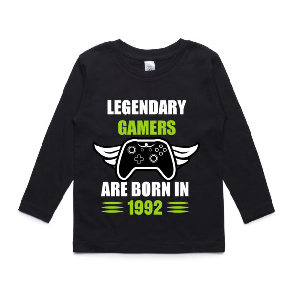 Legendary Gamer Youth Long Sleeve Tee Thumbnail