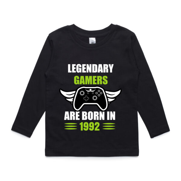 Legendary Gamer Kids Long Sleeve Tee Thumbnail