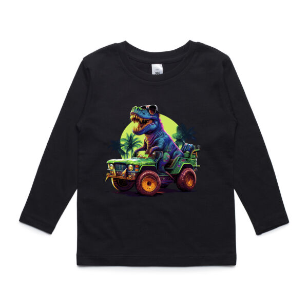 Monster Truck Kids  long sleeve Tee Thumbnail