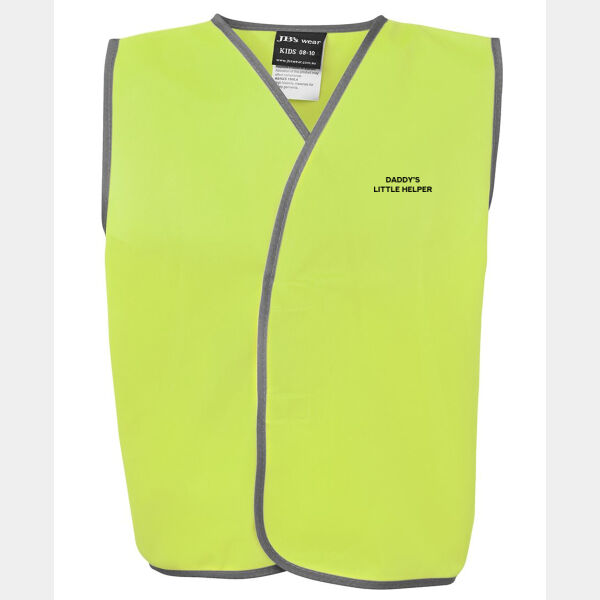 Daddy's Little Helper Kids Hi-Vis Vest Thumbnail