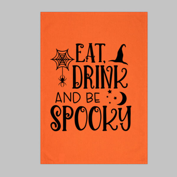 Eat Drink And Be Spooky Tea Towel Thumbnail