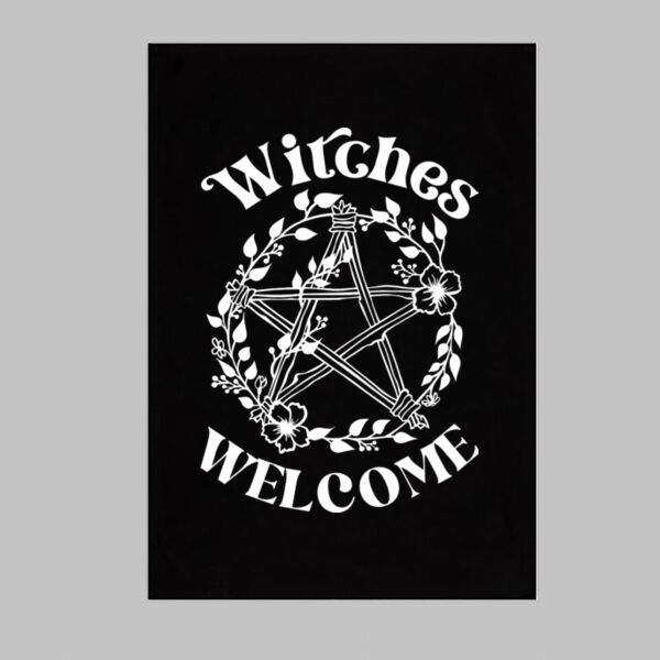 Witches Welcome Tea Towel Thumbnail