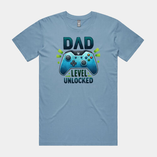 Dad Level Unlocked T-shirt Thumbnail