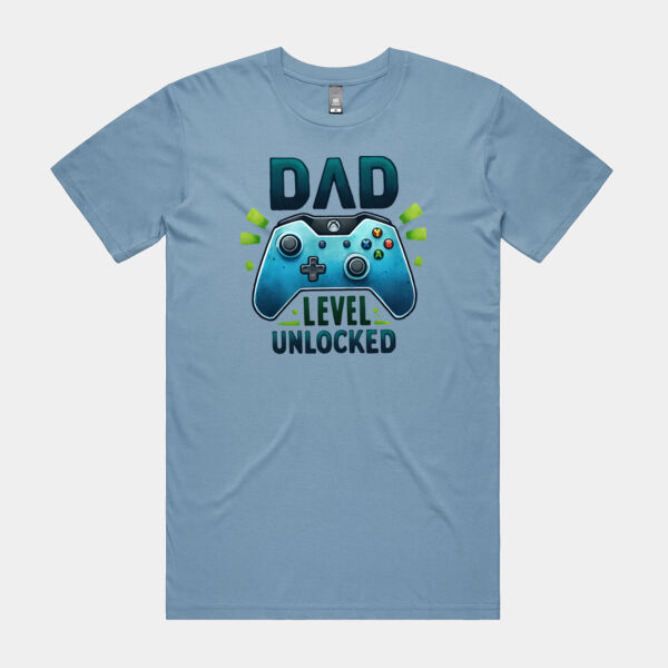 Dad Level Unlocked T-shirt Thumbnail