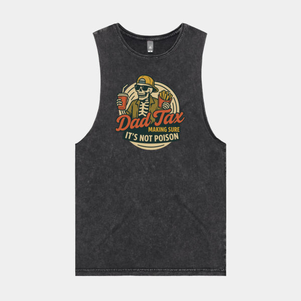 Dad Tax Stonewash Tank Thumbnail