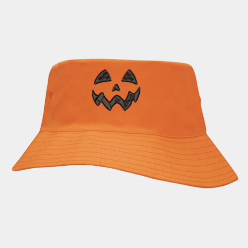 Scary Face Breathable Poly Twill Childs Bucket Hat Thumbnail