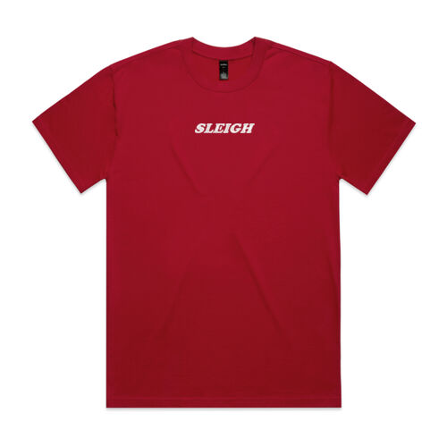 Sleigh White Embroidery - Heavy Tee Thumbnail