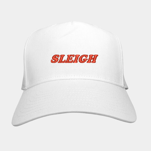 Sleigh Red Embroidery - 5 Panel Cap  Thumbnail