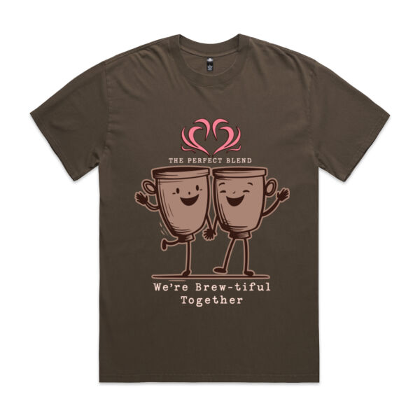 We're brewtiful Together Heavy Faded Tee - Men's Heavy Faded Tee Thumbnail