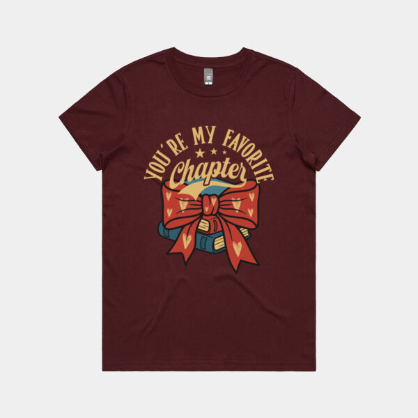 You're My Favourite Chapter Maple Tee - Maple Tee Thumbnail