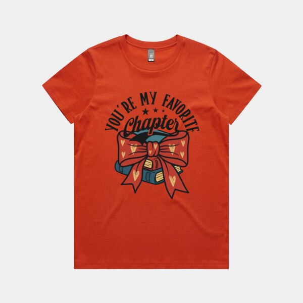 You're My Favourite Chapter Maple Tee - Maple Tee Thumbnail