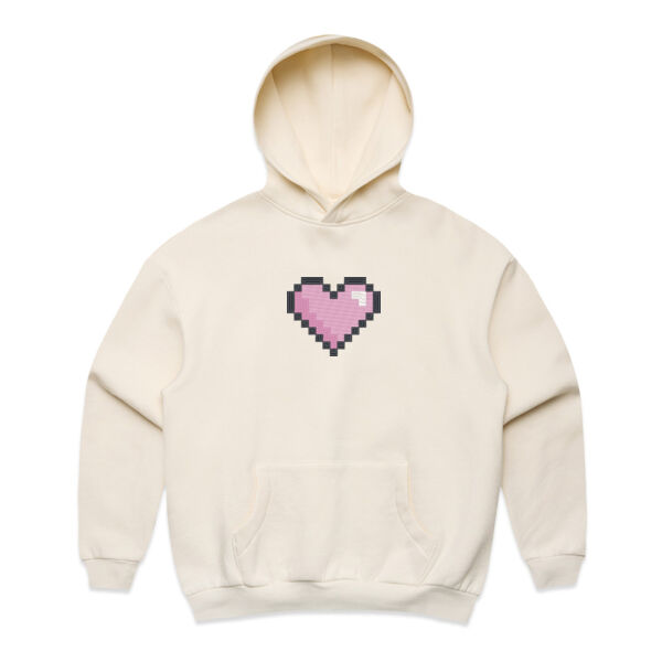 Pixel Heart With Shadow - Wo's Box Hood Thumbnail