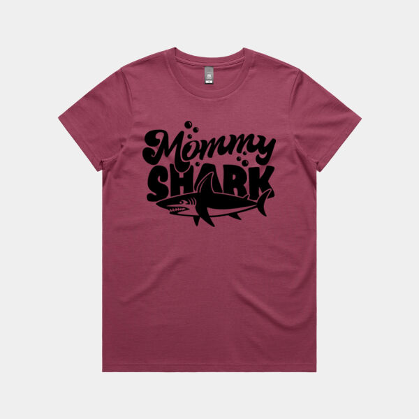 Mommy Shark - Maple Tee - Maple Tee Thumbnail
