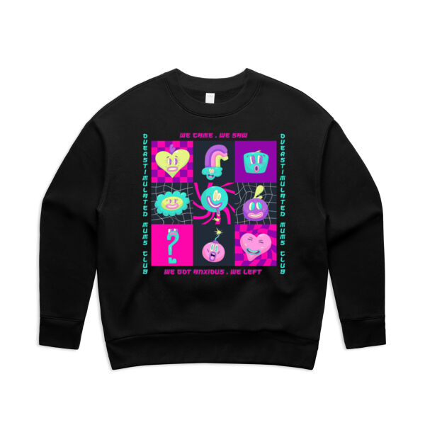 Overstimulated Mums Club Crew - Wo's Relax Crew Thumbnail