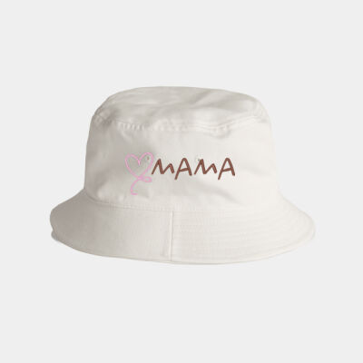 Mama Hand Embroidered Bucket Hat - Bucket Hat Thumbnail