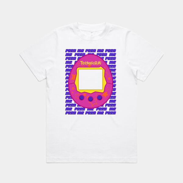 Y2K Teenagotchi - Add your pic - Women's Heavy Tee Thumbnail