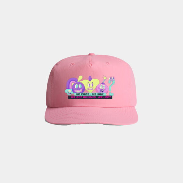 “We Came, We Saw, We Got Anxious” Y2K Graphic - Surf Cap Thumbnail
