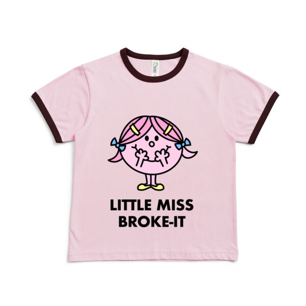 Little Miss Broke It - Kids' Ringer Tee Thumbnail