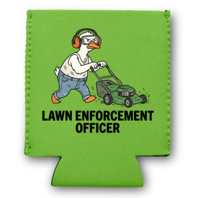 Lawn Enforcement Officer - Bergen Stubby Cooler Thumbnail