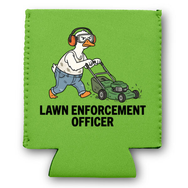 Lawn Enforcement Officer - Bergen Stubby Cooler Thumbnail