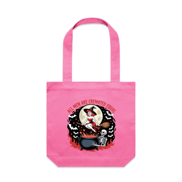 All Men Are Cremated Equal - Carrie Tote Bag Thumbnail