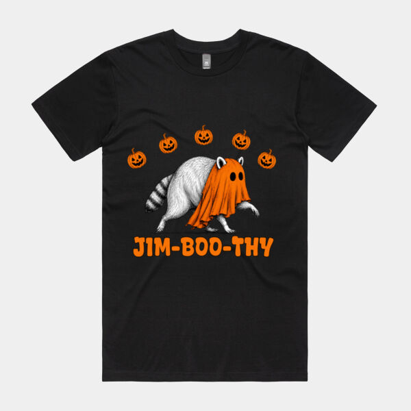 Jim-Boo-Thy (Raccoon Ghost Costume) - Classic Tee Thumbnail
