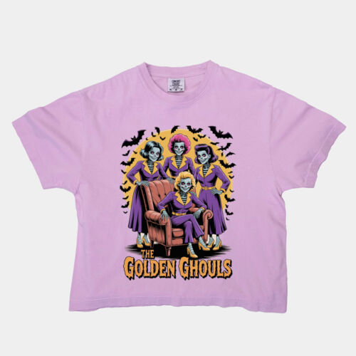 The Golden Ghouls - Boxy Cropped T-Shirt Thumbnail