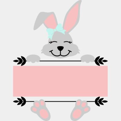 Easter Bunny Girl Custom Thumbnail