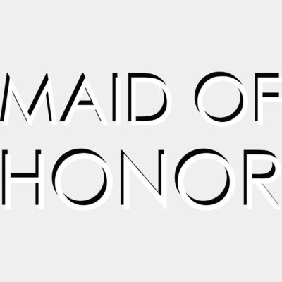 Maid of Honor Block Text Thumbnail