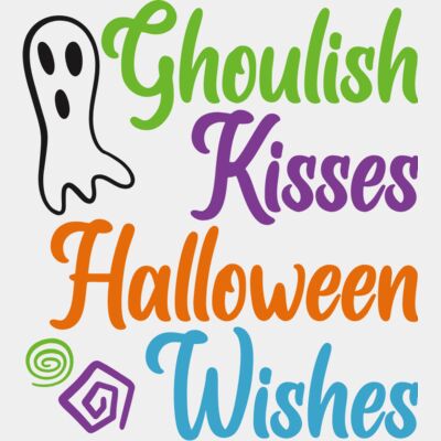 Ghoulish Kisses Halloween Wishes Thumbnail
