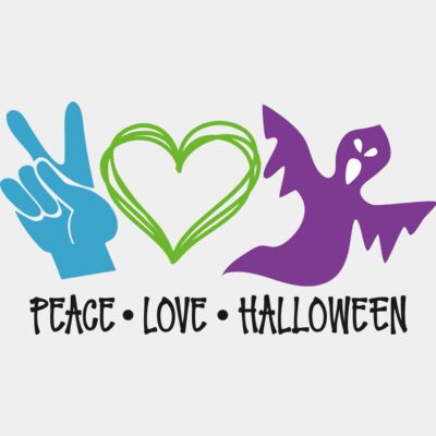 Peace Love Halloween Thumbnail