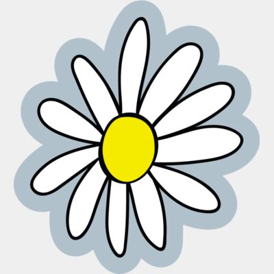 Simple Daisy with border Thumbnail
