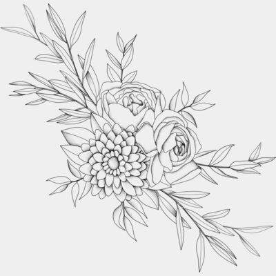 Monochrome flowers Thumbnail