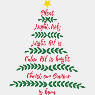 Silent Night Word Tree Thumbnail