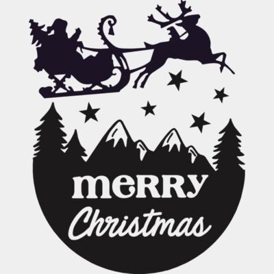 MERRY CHRISTMAS SLEIGH Thumbnail