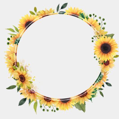 Sunflower frame Thumbnail