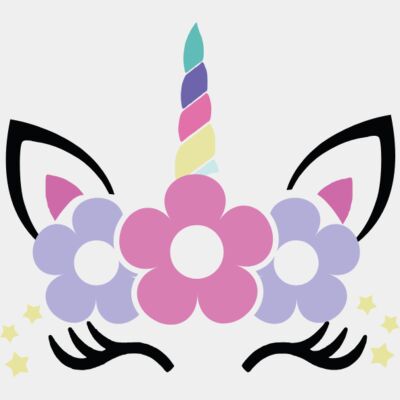 Rainbow Unicorn Face Thumbnail